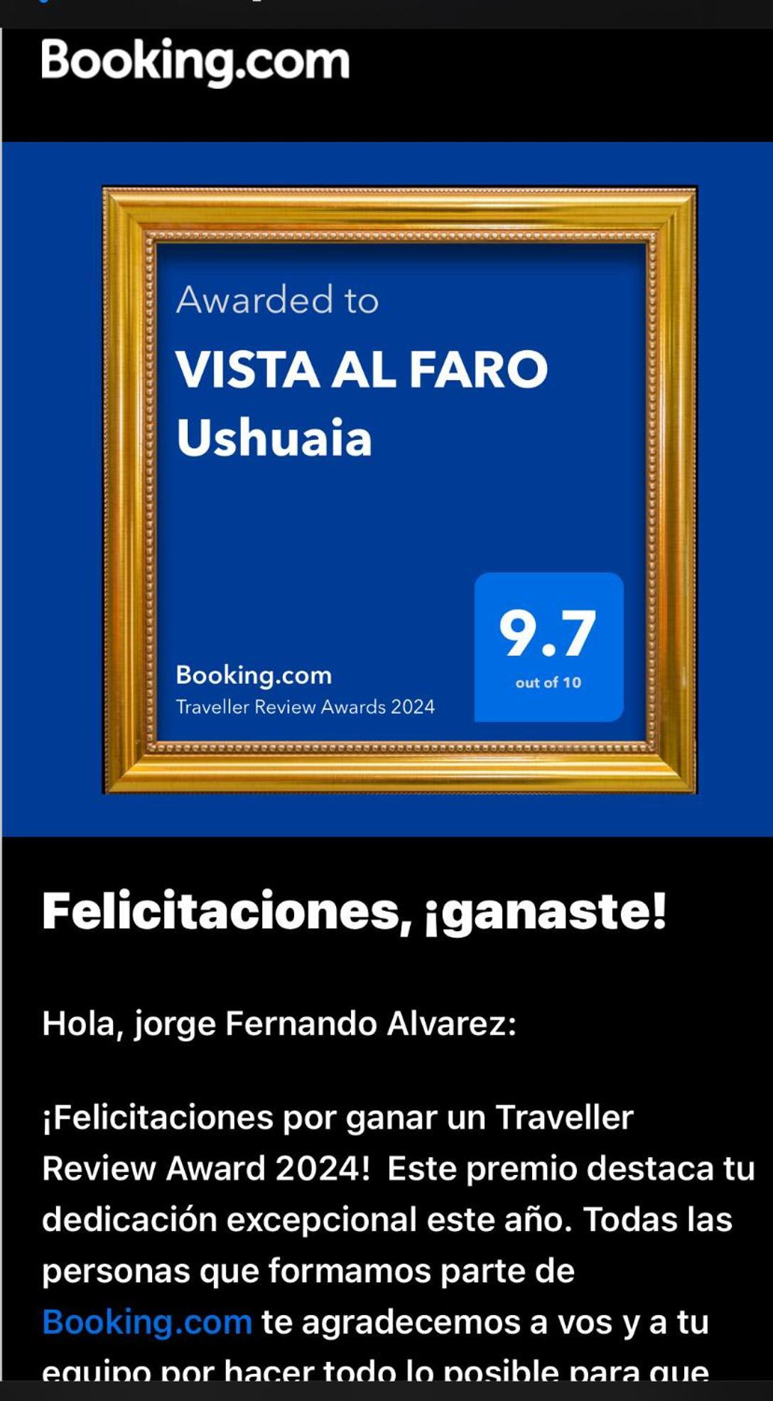 Vista Al Faro Ushuaia公寓 外观 照片